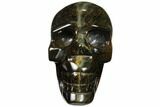 Polished Tiger's Eye Skull - Crystal Skull #111817-1